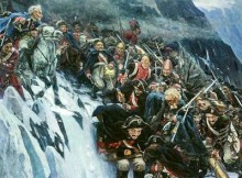 24 сентября 1799 года войска под командованием Суворова совершили  переход через Альпы